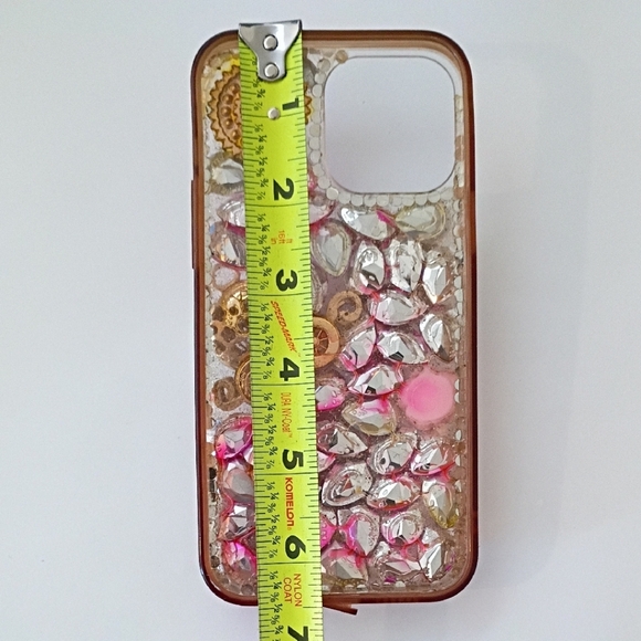 Juicy Couture Pink and Gold Embellished Phone Case - Picture 8 of 14